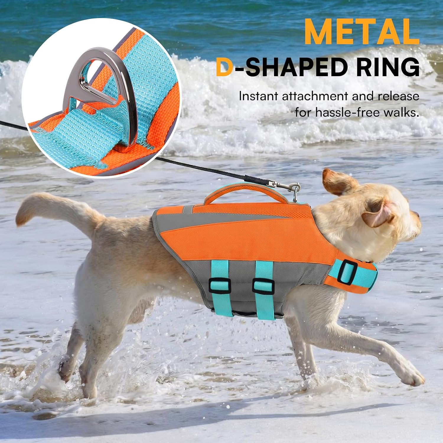 Detalle de Queenmore Dog Life Vest, Size S