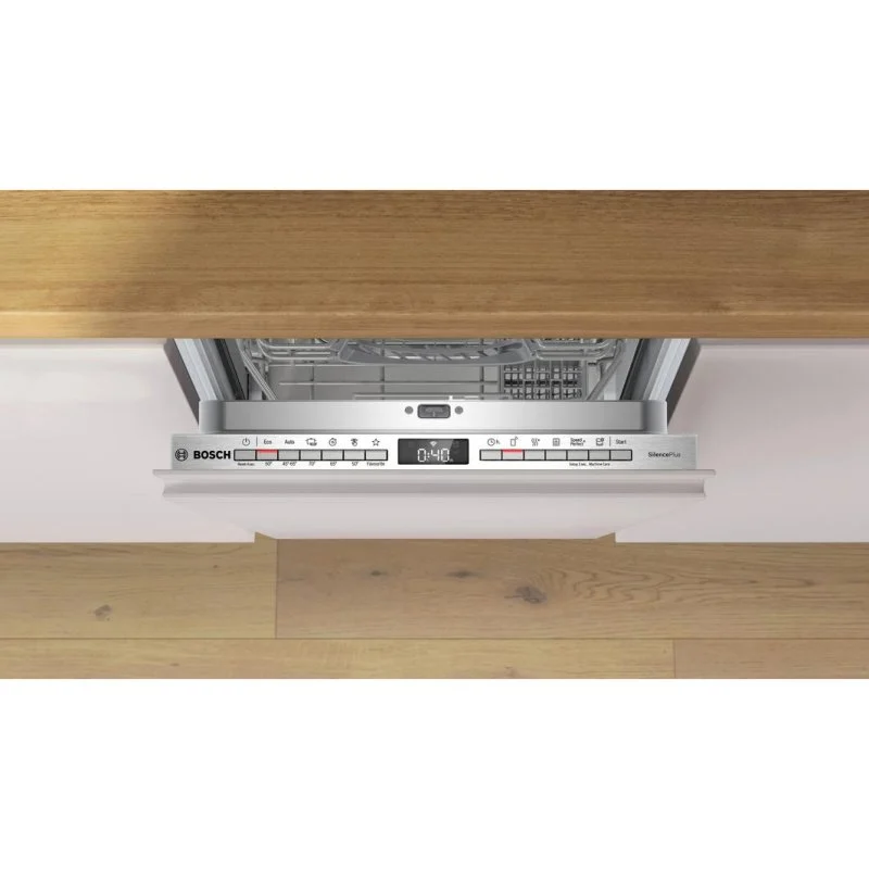 Detalle 2 de Bosch Serie 4 SPV4HKX10E: Lavavajillas integrado 45 cm, 10 cubiertos, Wi‑Fi y AquaStop