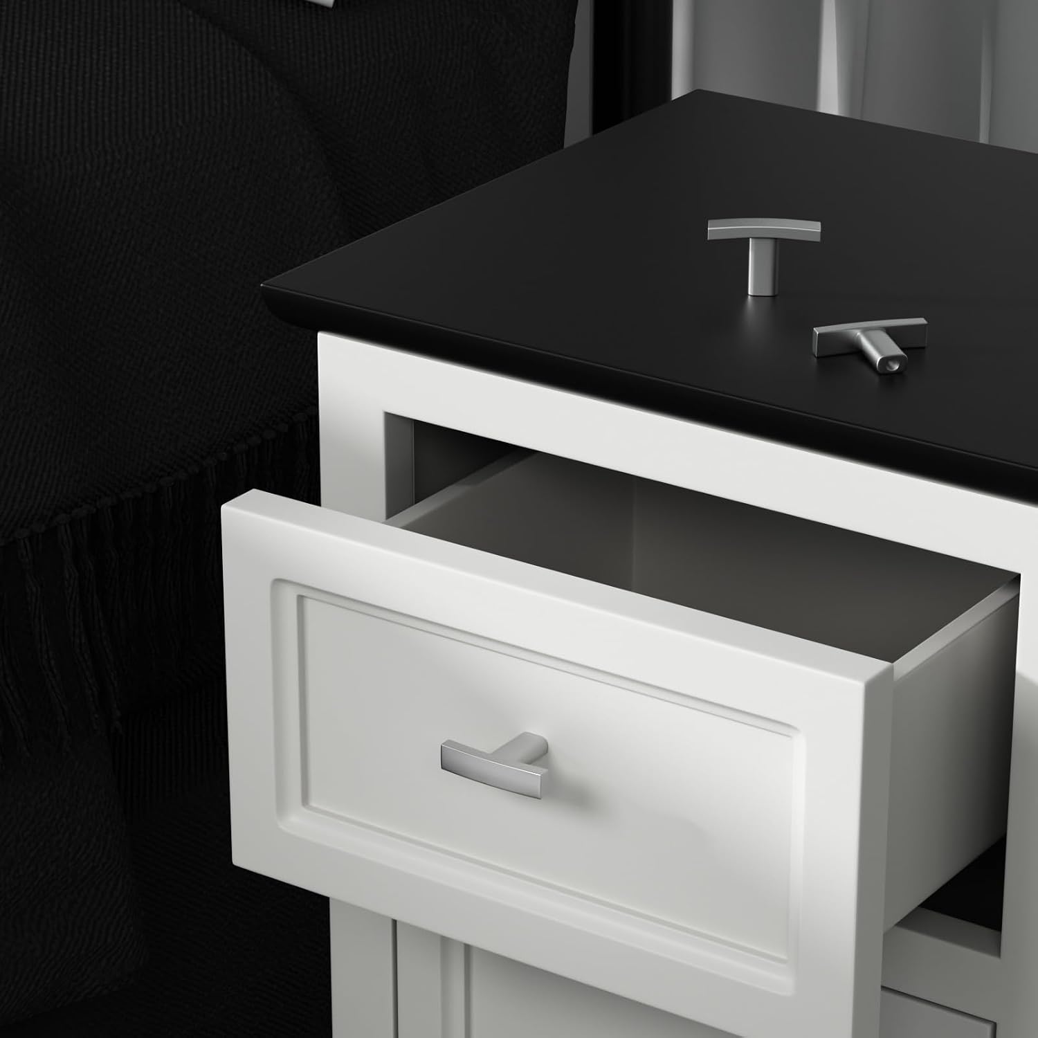 Detalle de homdiy Cabinet Knobs, Brushed Nickel