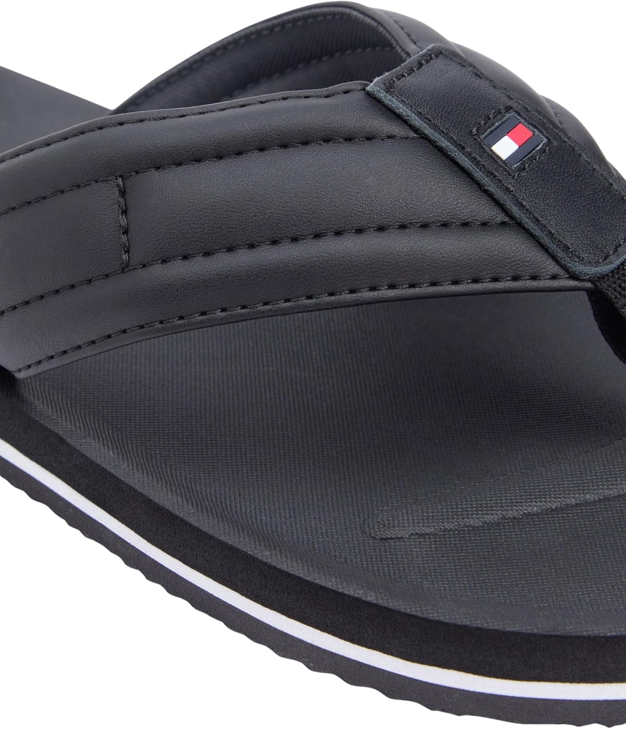 Detalle de Tommy Hilfiger Herren Padded Beach Sandal – komfortabel, sportlich und damit perfekt für Strand & Alltag