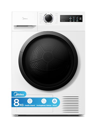 Detalle de Midea Asciugatrice a Pompa di Calore 8 kg Classe A++ – asciugatura rapida e cura delicate