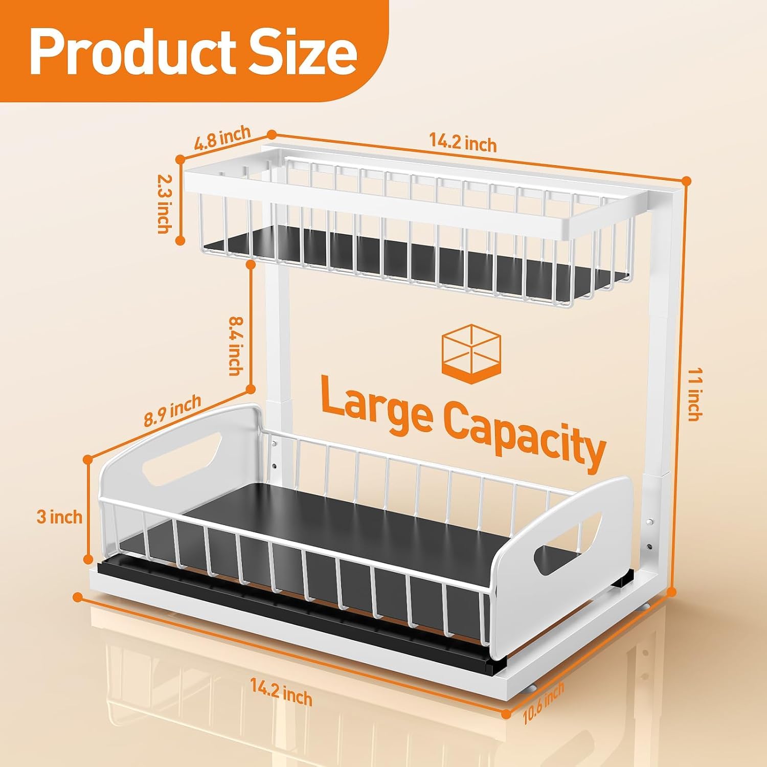 Detalle de AIDIAM Under-Sink Organizer, Metal