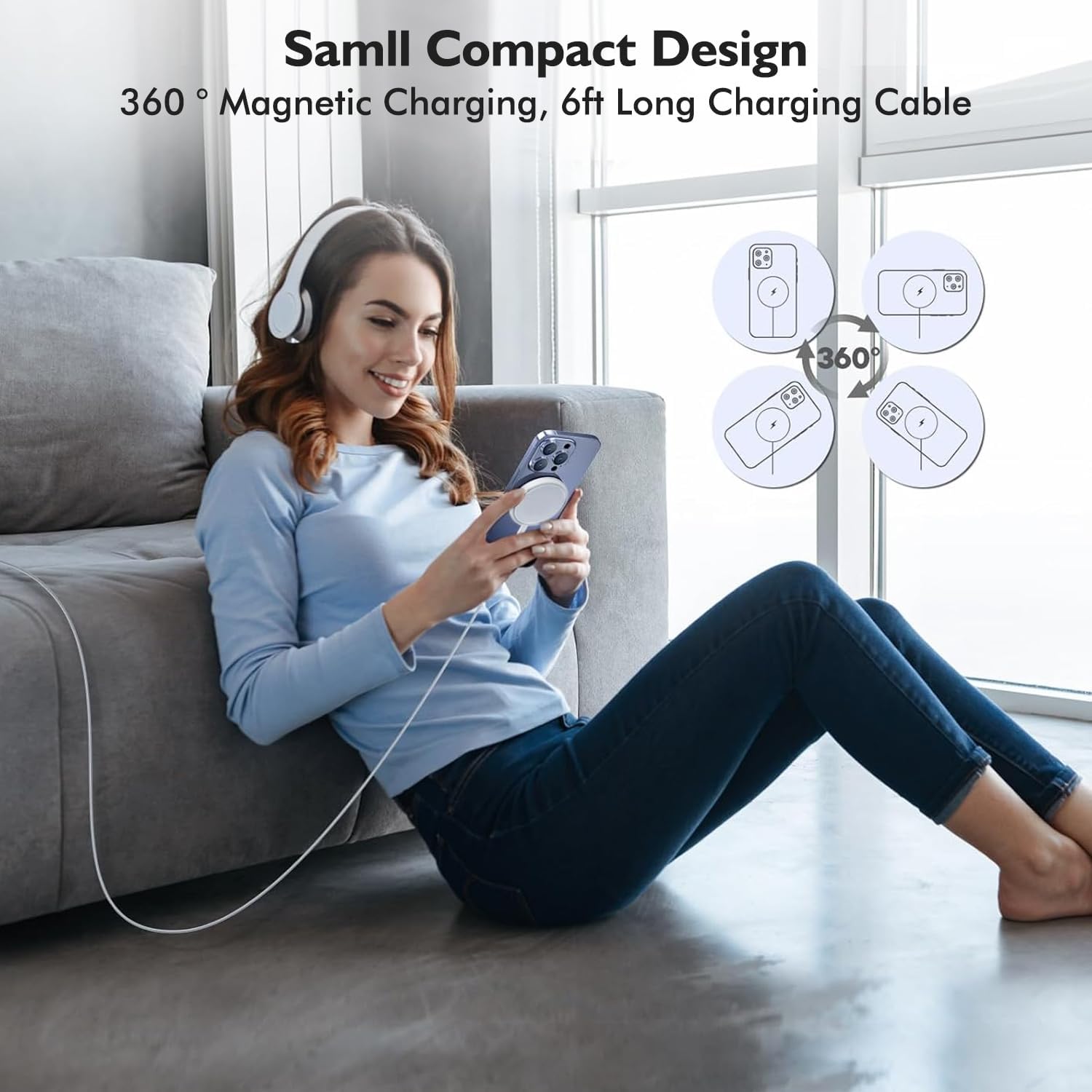 Thumbnail 6 de Apple Magnetic 15W MagSafe iPhone Charger