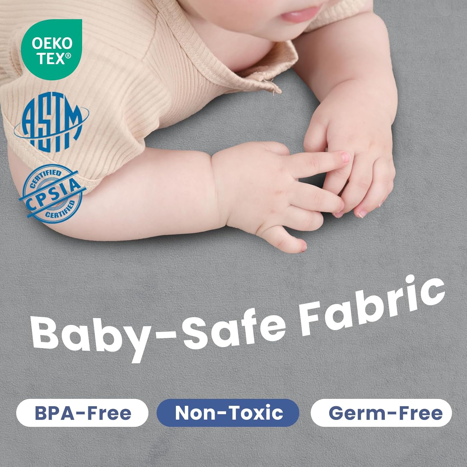 Thumbnail 5 de Huloo Sleep Baby Play Mat 1.3in Thick Memory Foam