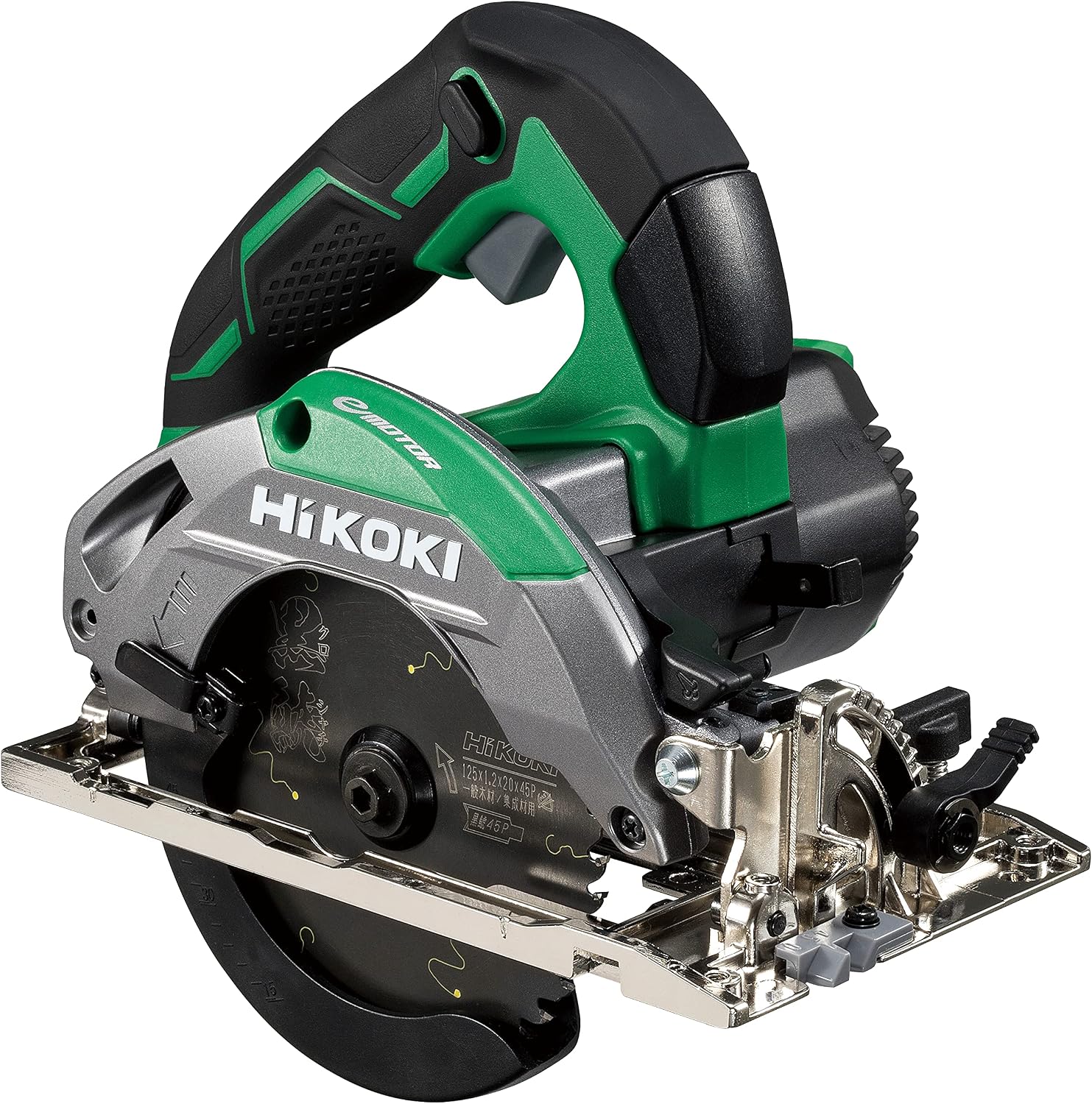 Detalle de HiKOKI C5MEY(SK) 深切り電子丸のこ 125mm 黒鯱チップソー・サイレントモード搭載