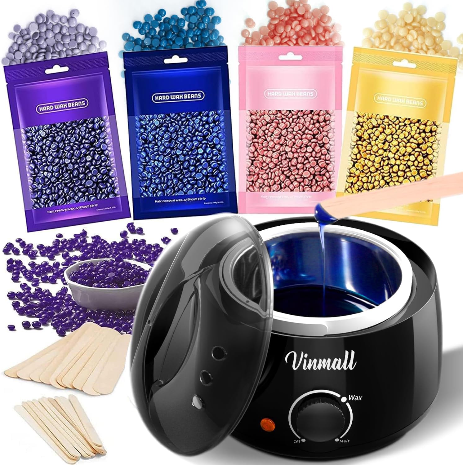 Thumbnail 6 de Waxing Set Wachsmaschine 400 g Perlen 🎀