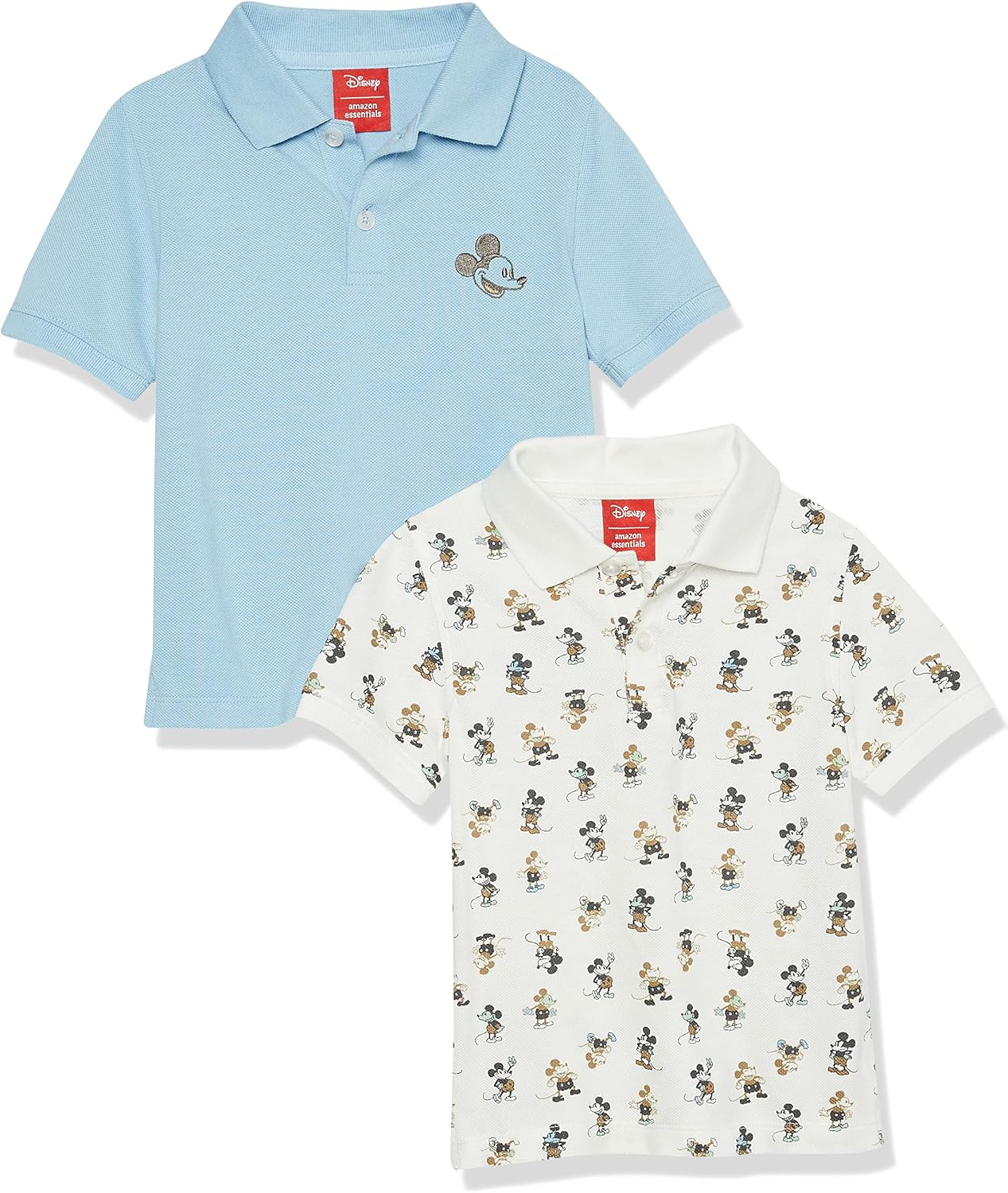Detalle de Amazon Essentials Boys' Short-Sleeve Polo Pack of 2