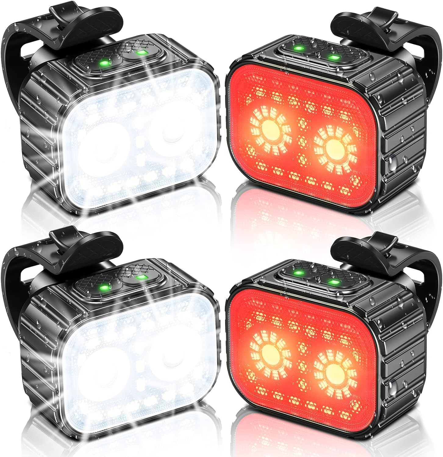 Detalle de CIRYCASE bike lights 58 hour runtime