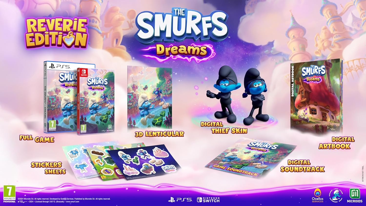Detalle de The Smurfs: Dreams – Reverie Edition (Switch)