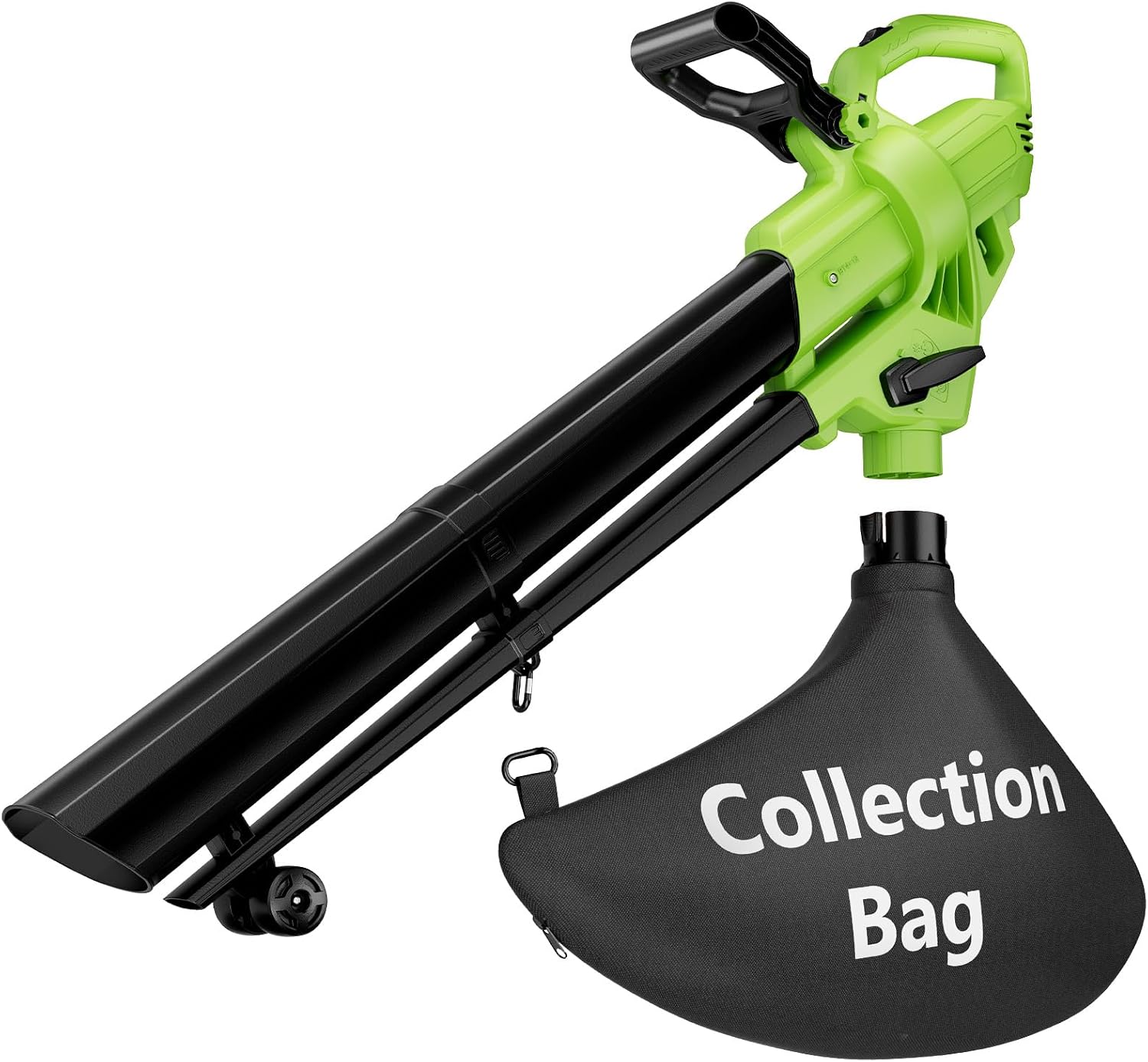 Detalle de NEWBULIG Electric Leaf Blower Vacuum Mulcher with 1.2-Bushel Bag