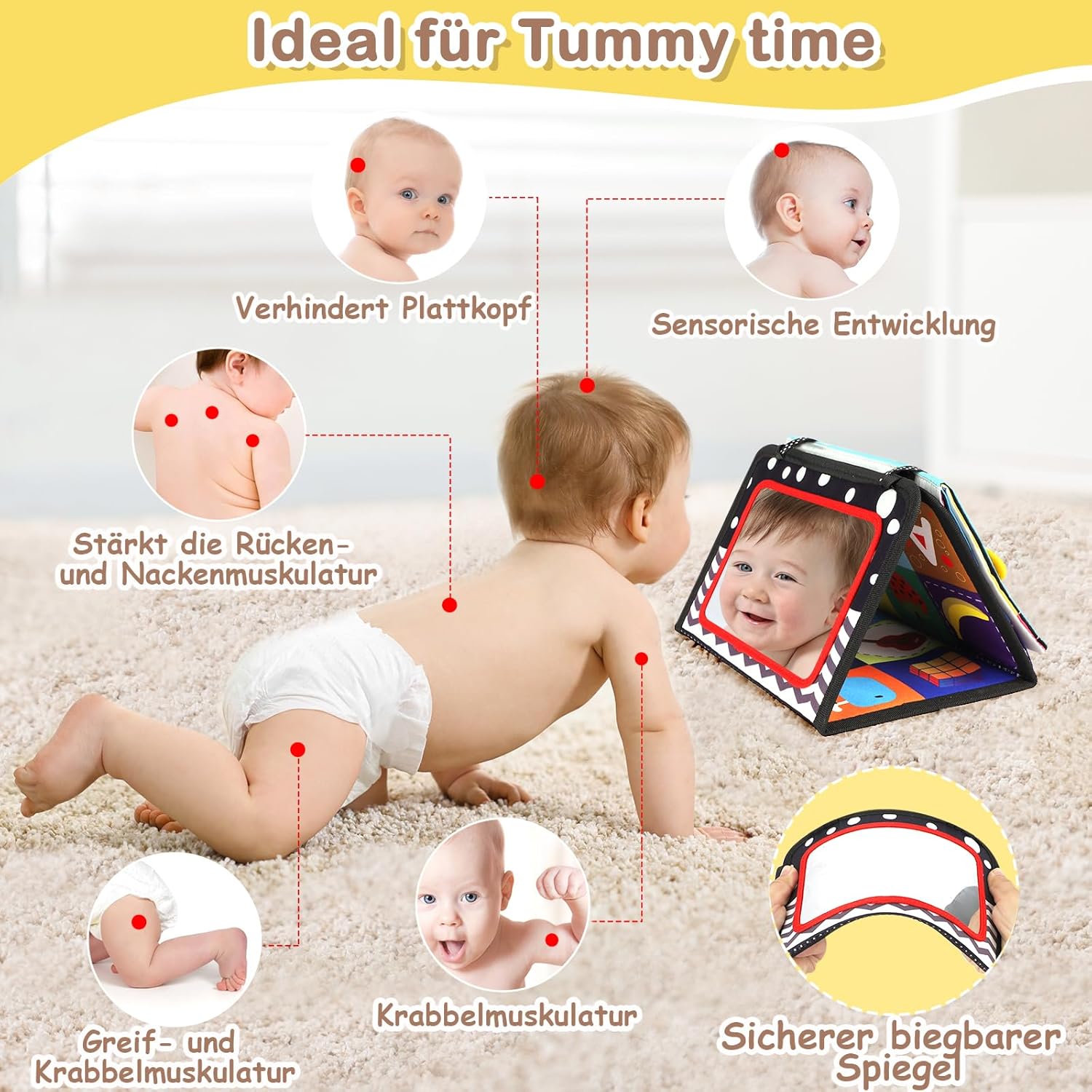 Detalle 2 de URMYWO Baby Spielzeug ab 3 Monate
