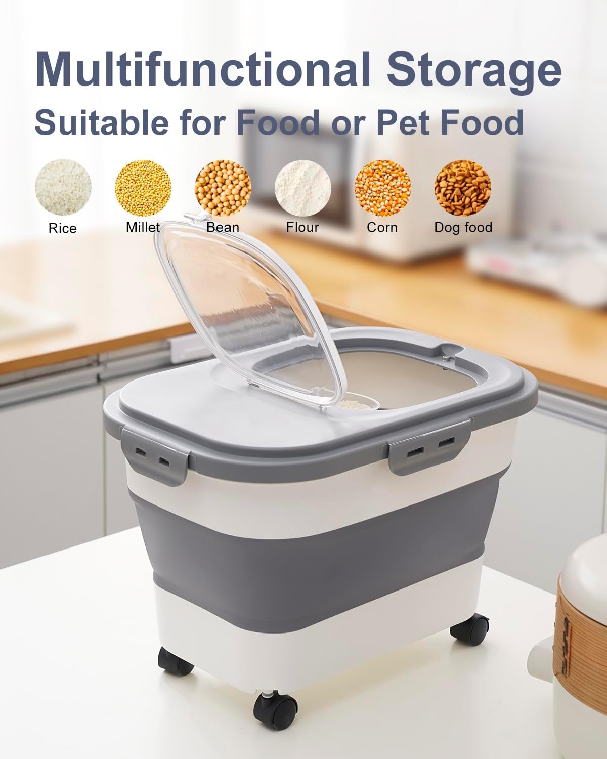Thumbnail 6 de DDMOMMY Rice Storage Container 20-30 lbs ๐