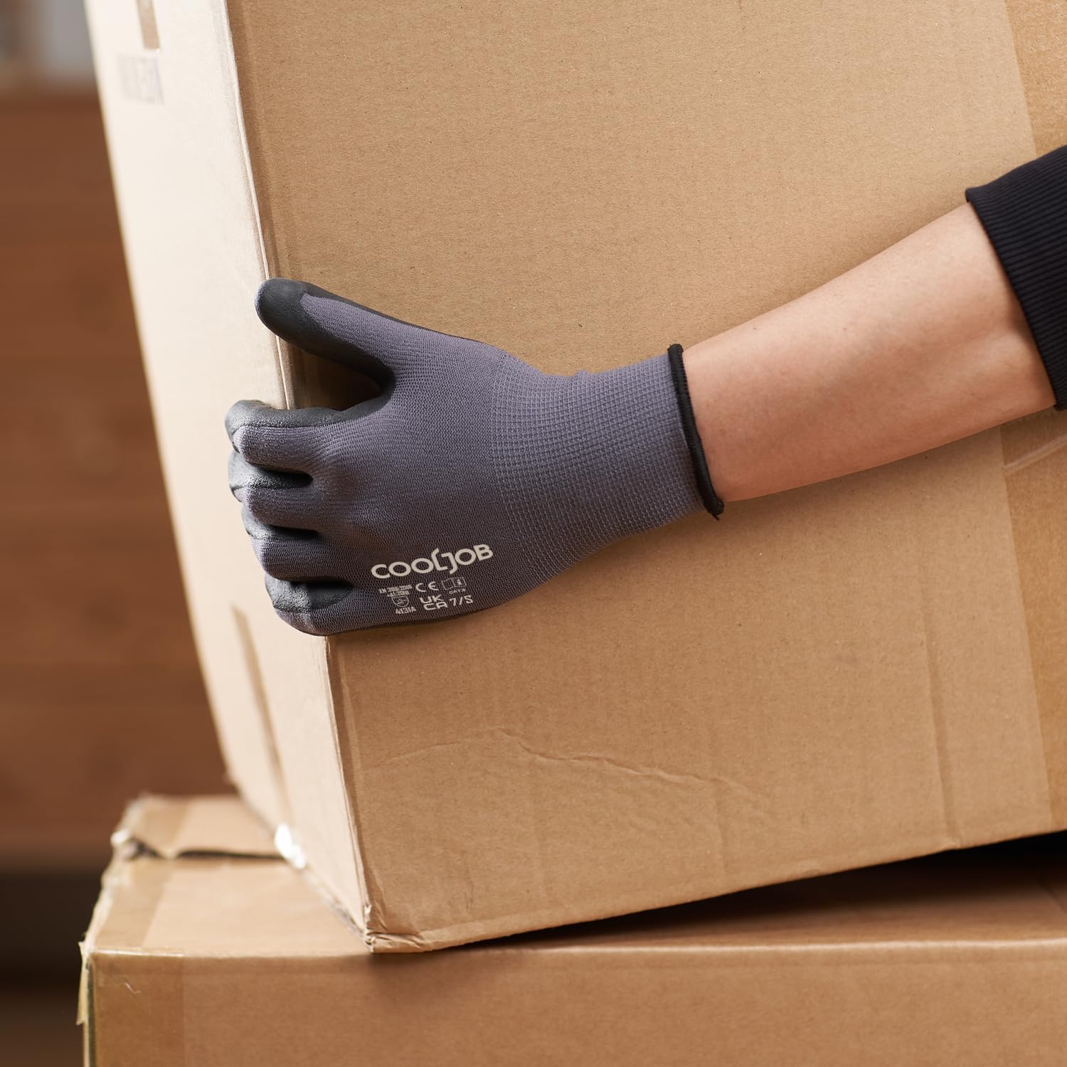 Detalle 1 de COOLJOB Arbeitshandschuhe 7/S, 3 Paar