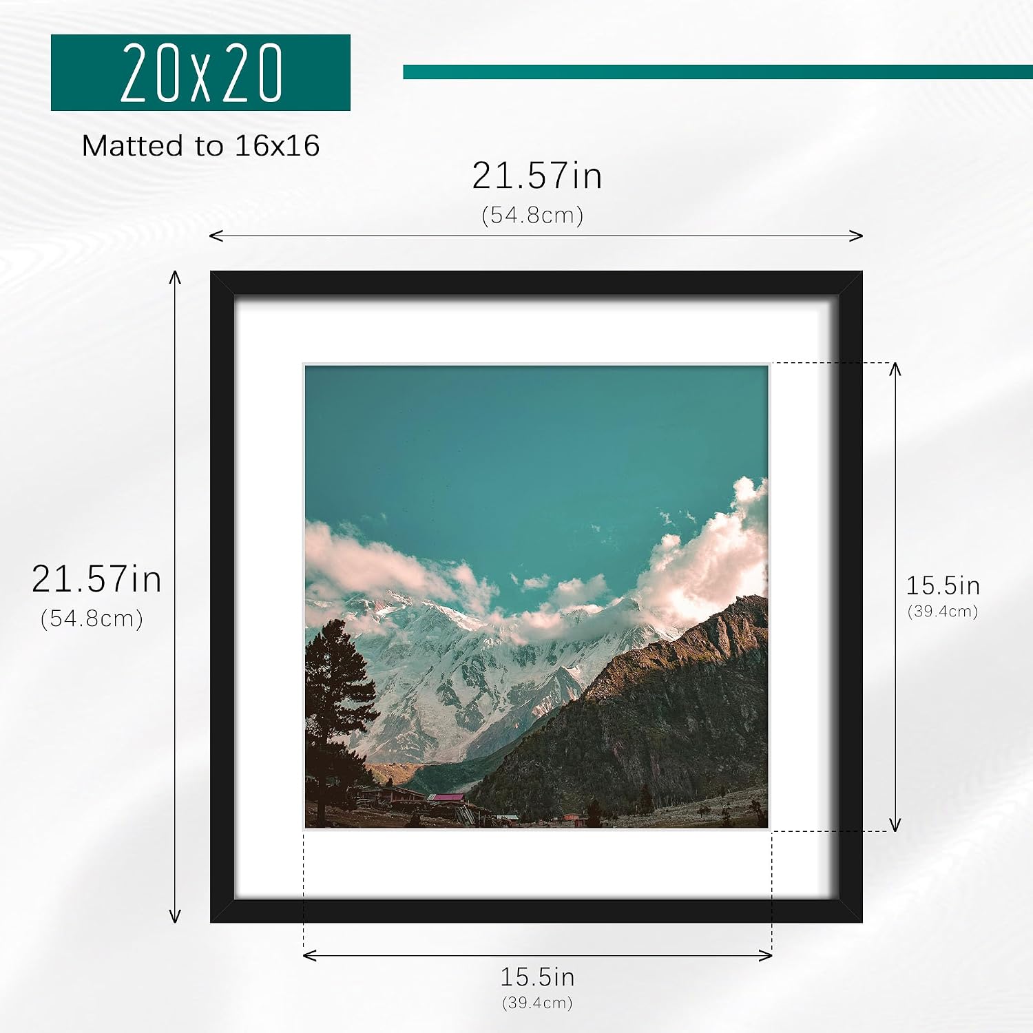 Detalle de Picrit Picture Frame 20x20 3 Pack