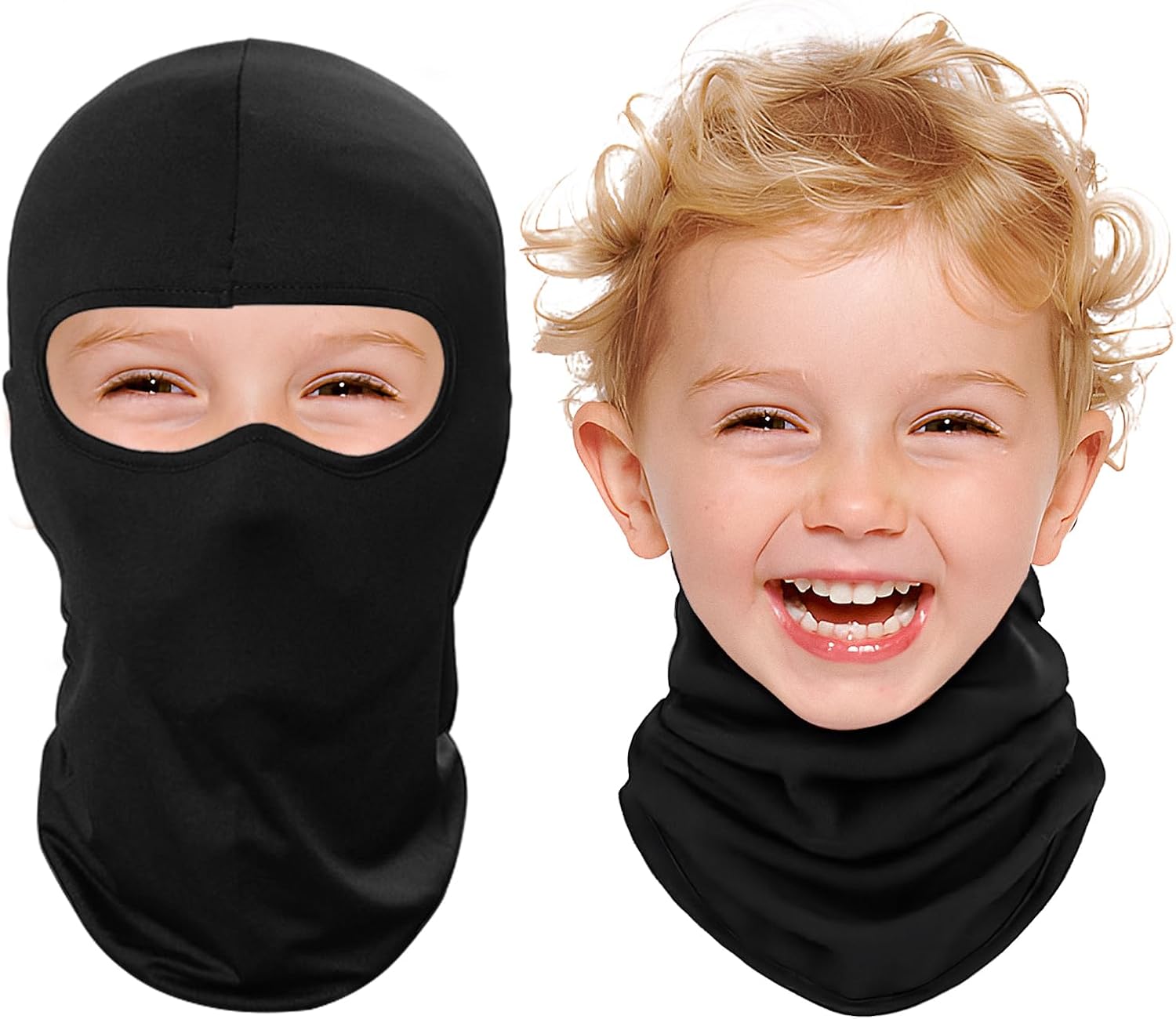 Detalle de Pukavt Kids Balaclava Ski Mask, UV Protection, Windproof Polyester