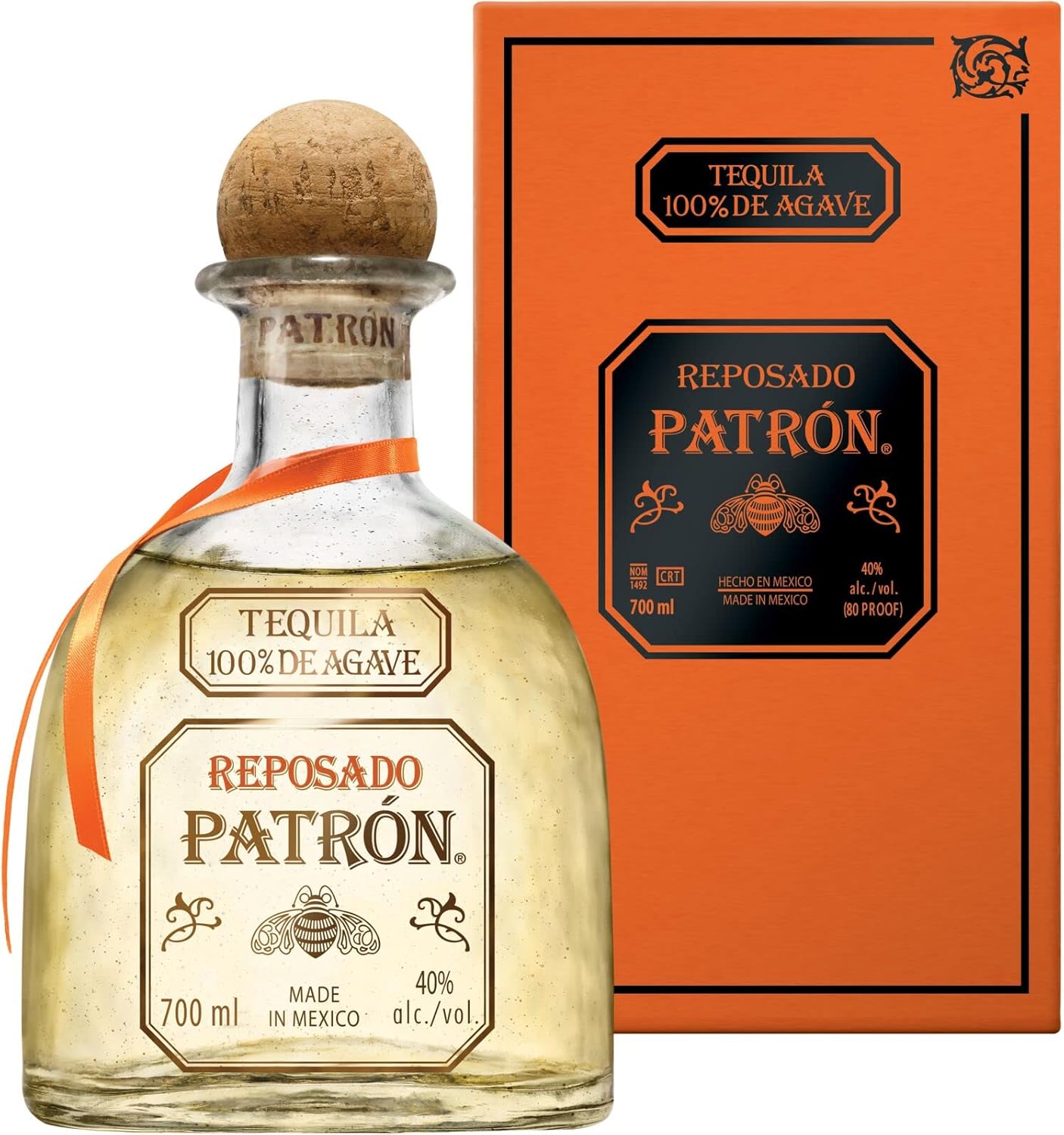 Detalle de PATRÓN Reposado tequila 70 cl, 40% vol.