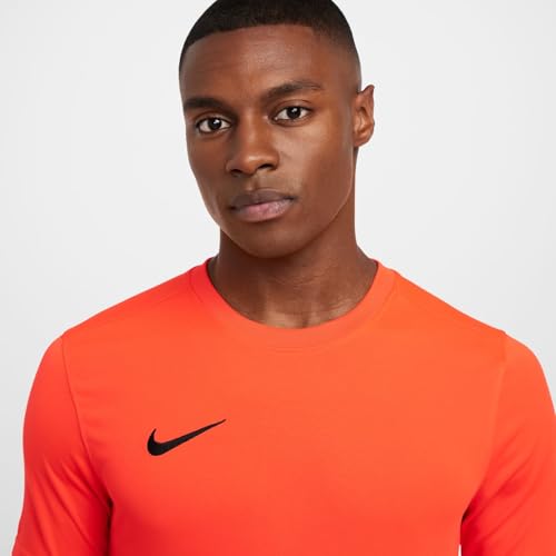 Detalle de Nike M Nk Dry Park VII Jsy Ss - Camiseta de Manga Corta para Hombre en Rojo