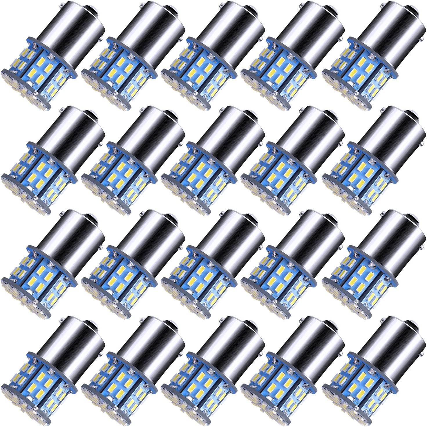 Thumbnail 6 de ACOHUIKE BA15S LED Bulbs (Set of 20) — 12V RV Camper, Trailer, Boat Interior/Brake/Turn Replacement