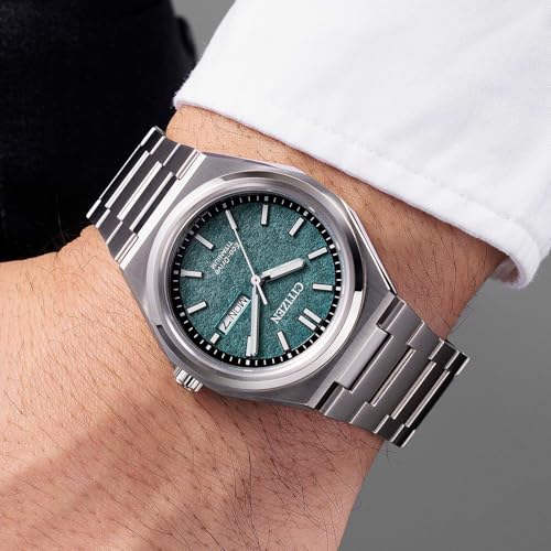 Detalle 2 de Citizen Eco-Drive Herrenuhr AW0130-85XC – Grün, 39,5 mm