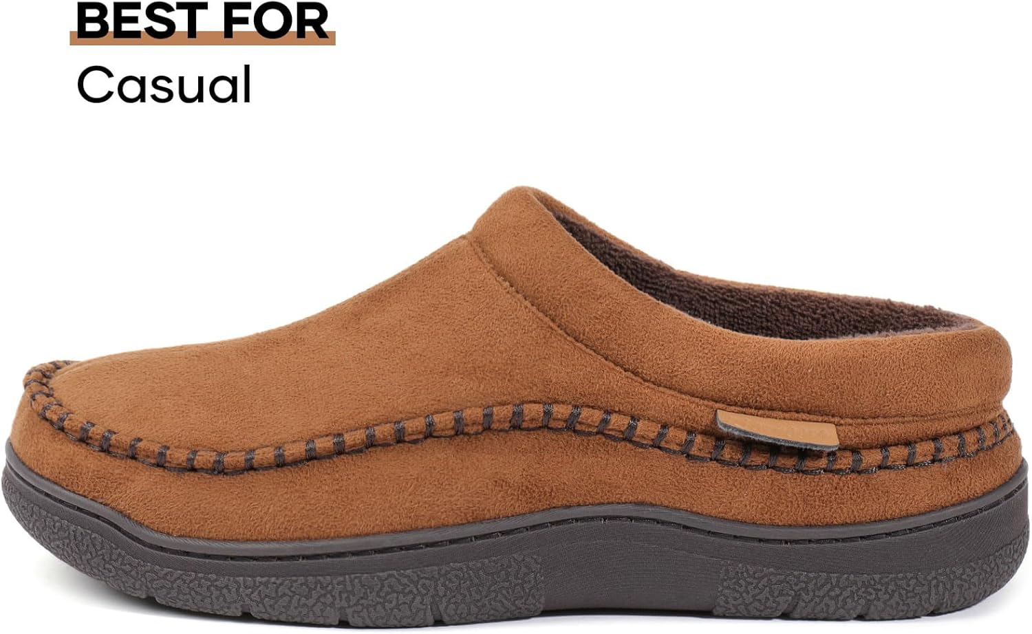 Thumbnail 6 de Zigzagger Men’s Slip-On Moccasin Slippers with Memory Foam Insoles (Indoor/Outdoor)