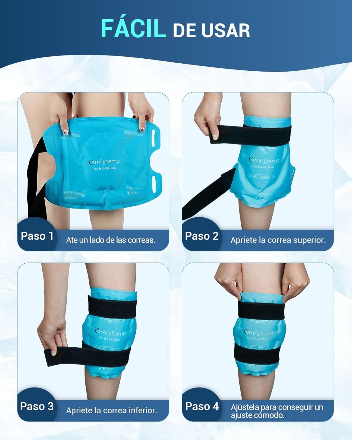 Detalle 2 de Comfytemp Bolsa de Hielo para Rodilla 13.8" x 10.6