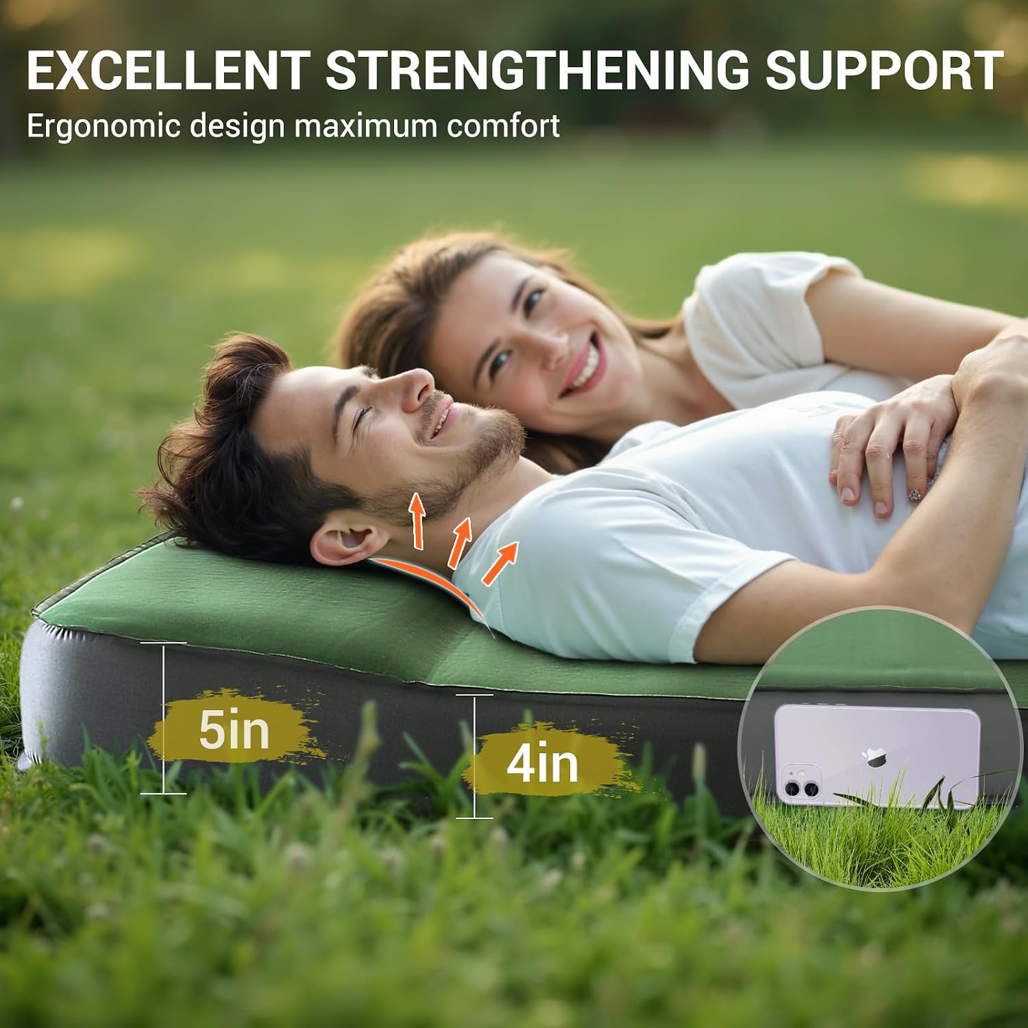 Detalle de Elegear CumbreX Air & Foam Self-Inflating Sleeping Pad with Built-in Pump