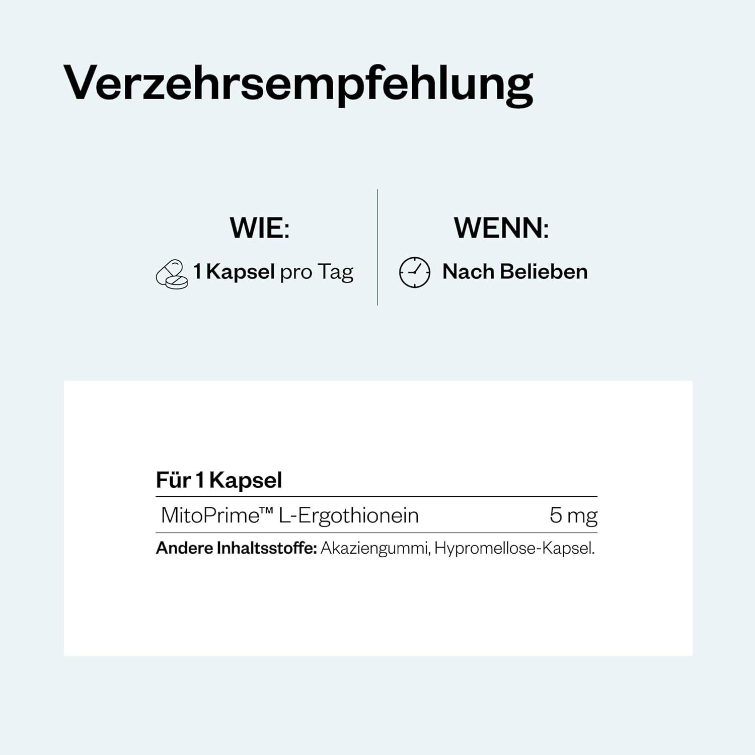 Thumbnail 5 de Supersmart L-Ergothionein 5 mg – Nahrungsergänzung mit antioxidativer Wirkung, 30 vegetarische Kapseln