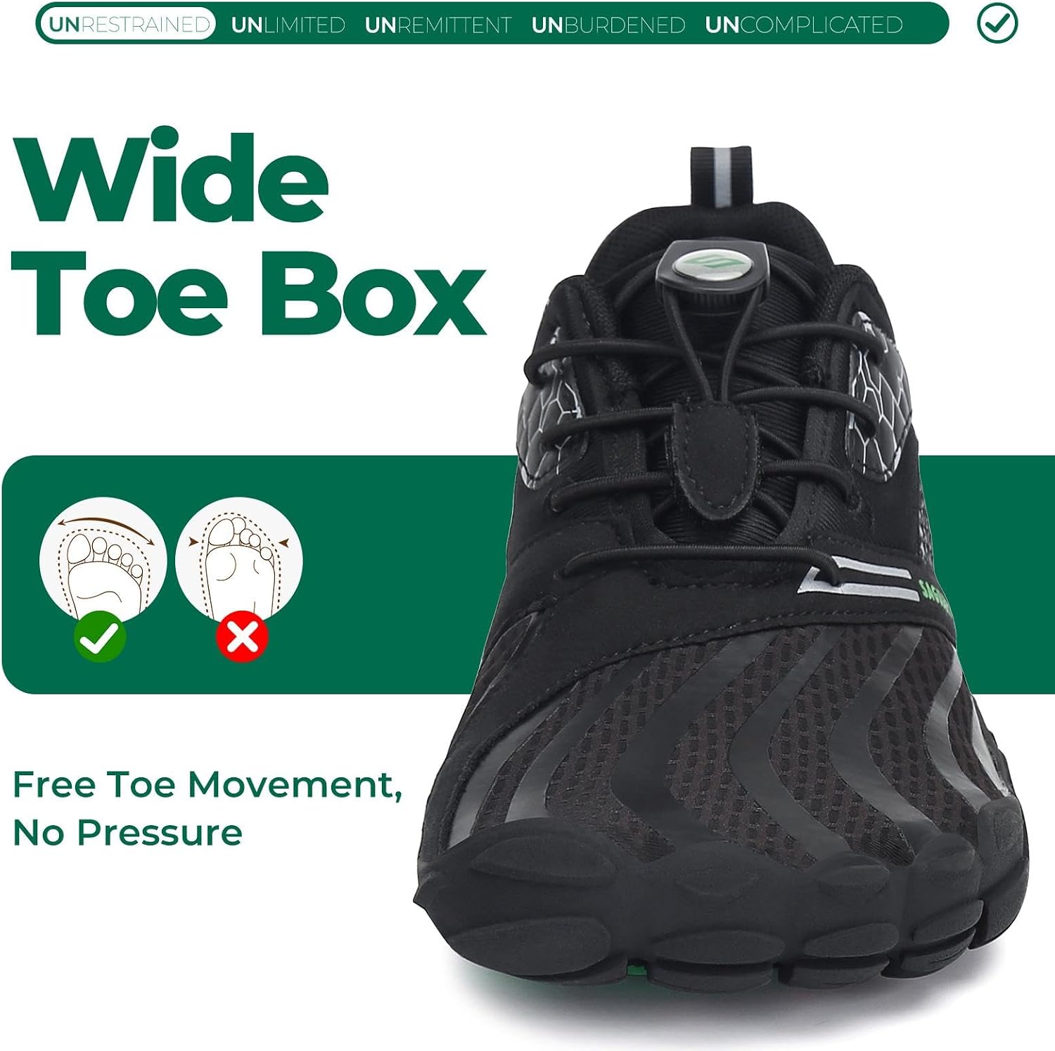 Detalle 2 de SAGUARO Barfußschuhe 35–48 für Outdoor