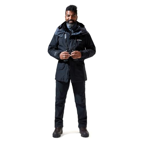 Detalle 2 de Berghaus 421016BP6 Chaqueta Impermeable para Hombre 🧥 Negra XL