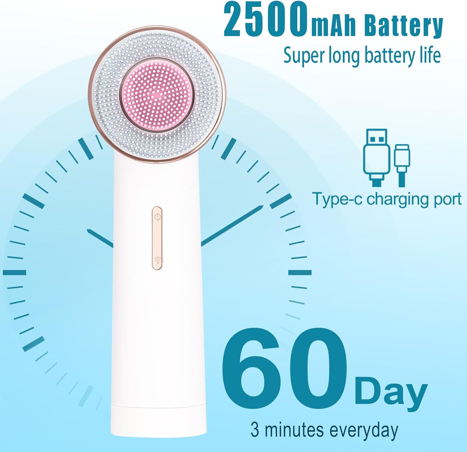 Thumbnail 3 de MYCARBON Elektrische Gesichtsreinigungsbürste 2500 mAh