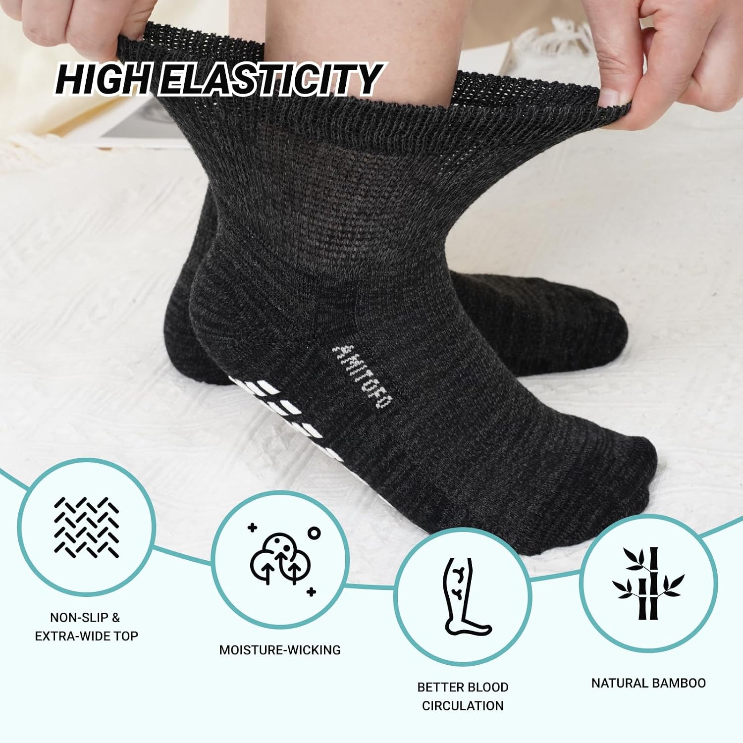 Detalle de LOFIR Diabetic Bamboo Socks