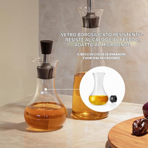 Thumbnail 7 de Eva Solo 567680 Oliera/Acetiera Dressing-Shaker 0,25 L con beccuccio anti-goccia, trasparente/nero