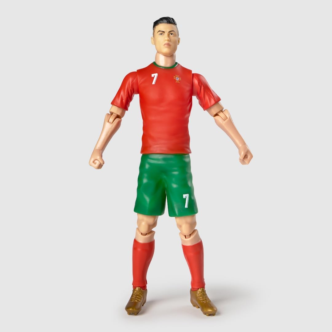 Thumbnail 1 de Statuetta calcio Ronaldo Megableu da 20 cm, articolata con licenza ufficiale e 10 punti di snodo