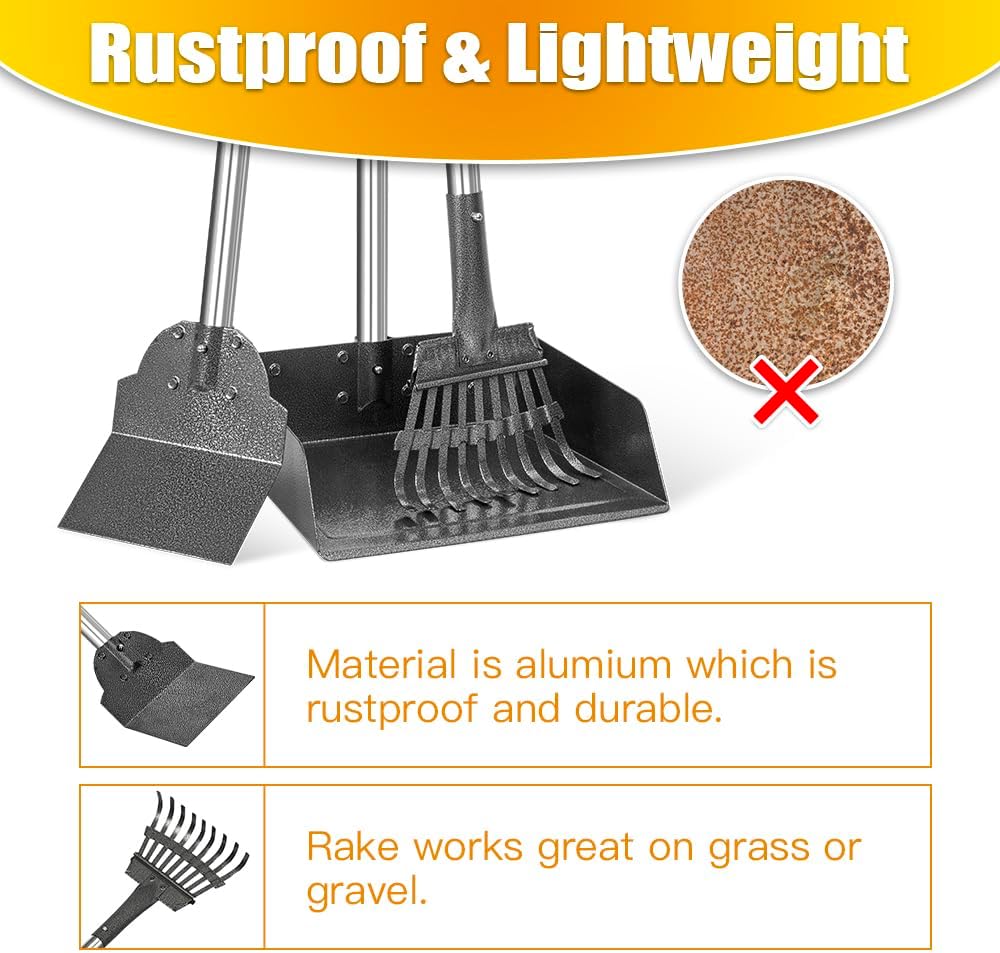Detalle de TOOGE Dog Pooper Scooper with XL Tray