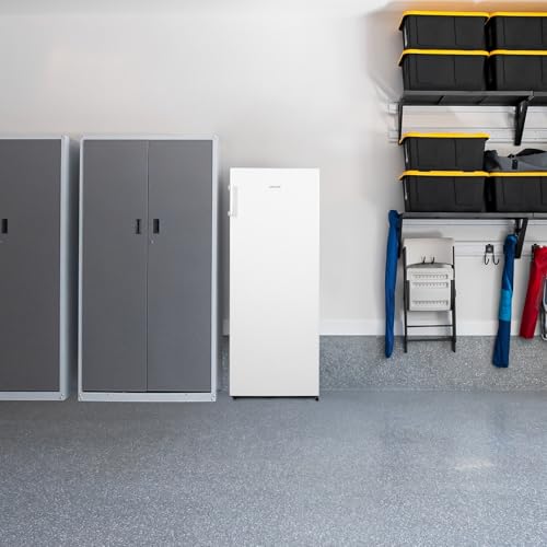 Detalle de Cecotec Congelador Vertical Bolero 155L No Frost - Puerta Reversible y Alarma