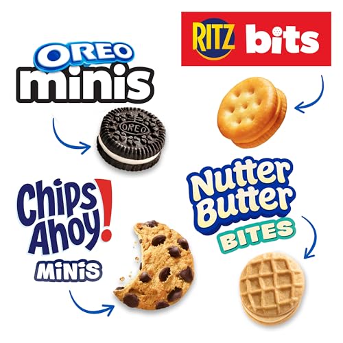 Detalle de Nabisco Snacks Variety Pack: 20-Pack of Oreo Minis, Nutter Butter Bites, Chips Ahoy! Minis, and Ritz Bits