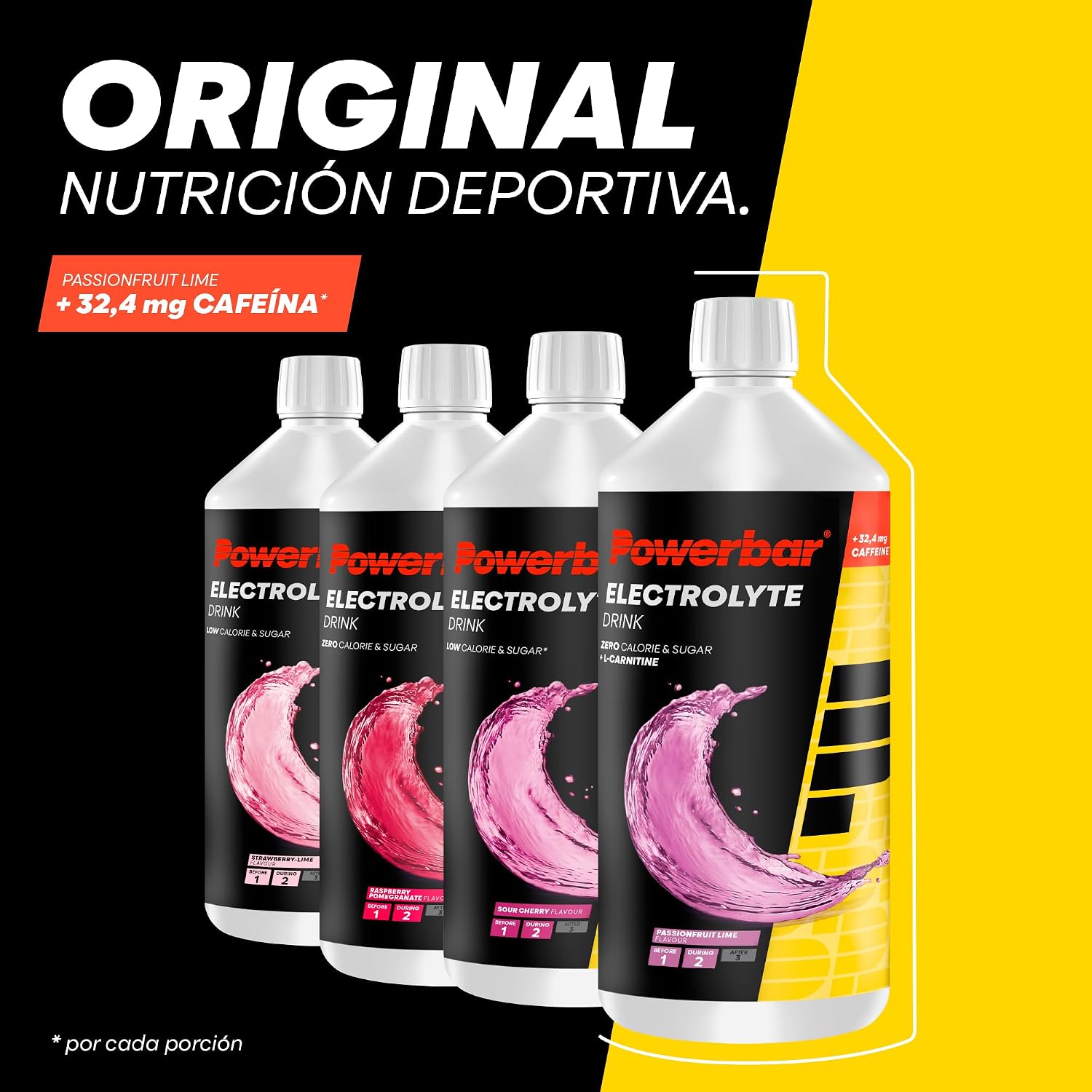 Thumbnail 2 de Powerbar Elektrolyte Drink Passionfruit Lime 1000ml jarabe cero calorías 🥤