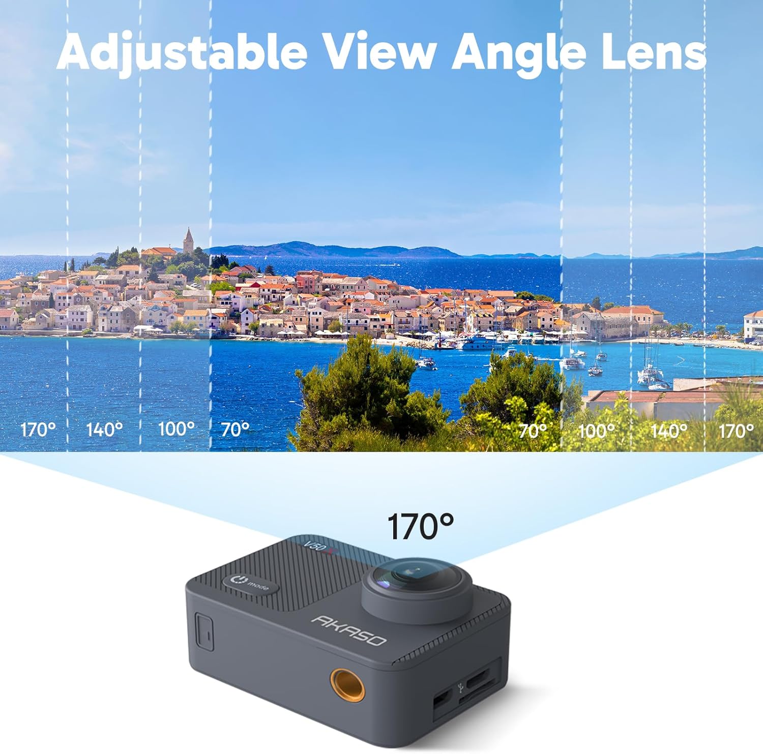 Detalle 2 de AKASO V50 X 4K action camera 128GB