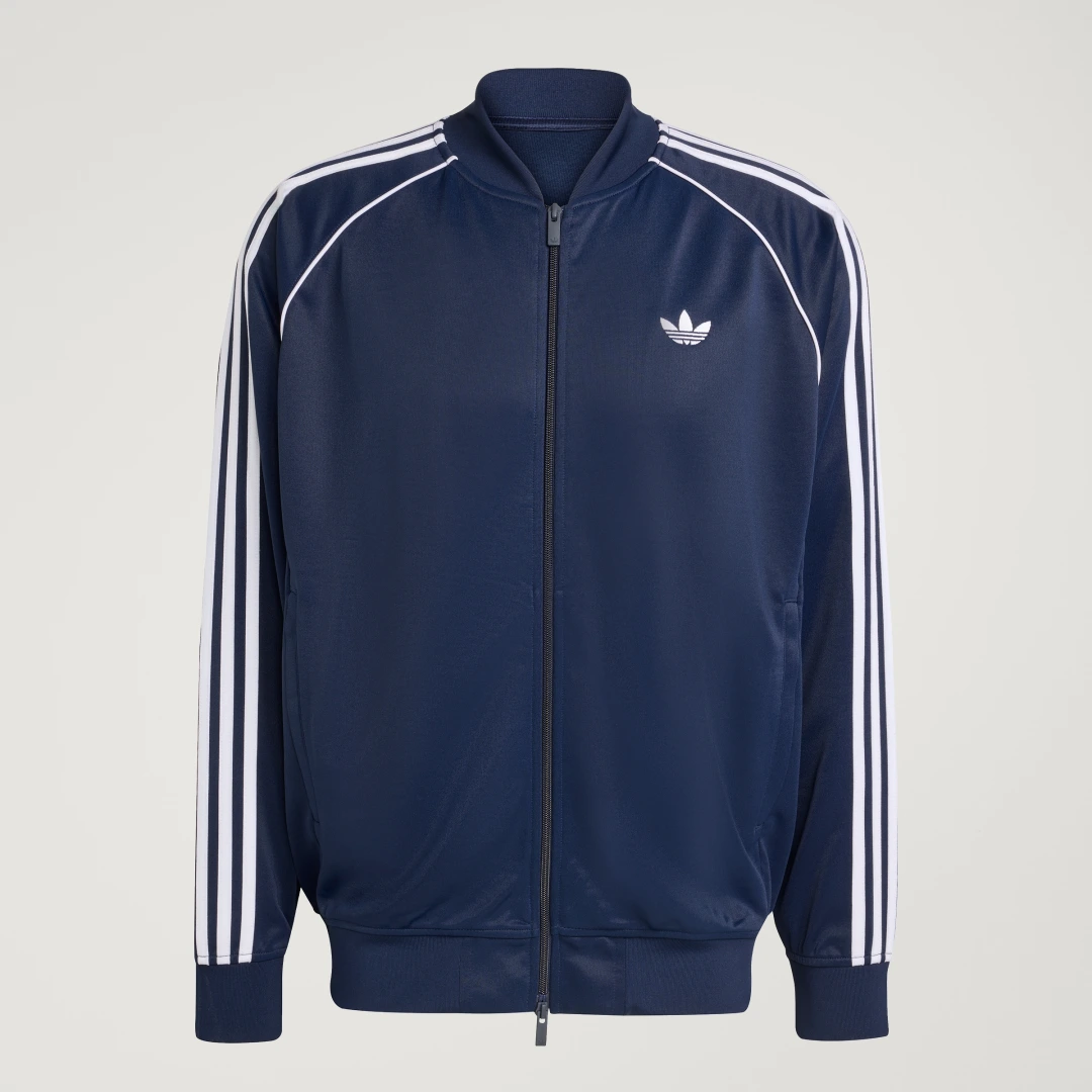 Detalle 2 de Adidas Chaqueta Deportiva Holgada SST Adicolor Classics – Azul