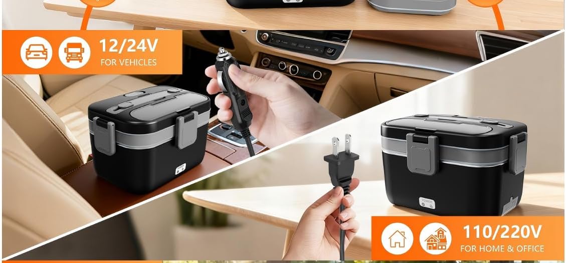 Thumbnail 6 de Electric Lunch Box 2.8L 100W Fast Heating