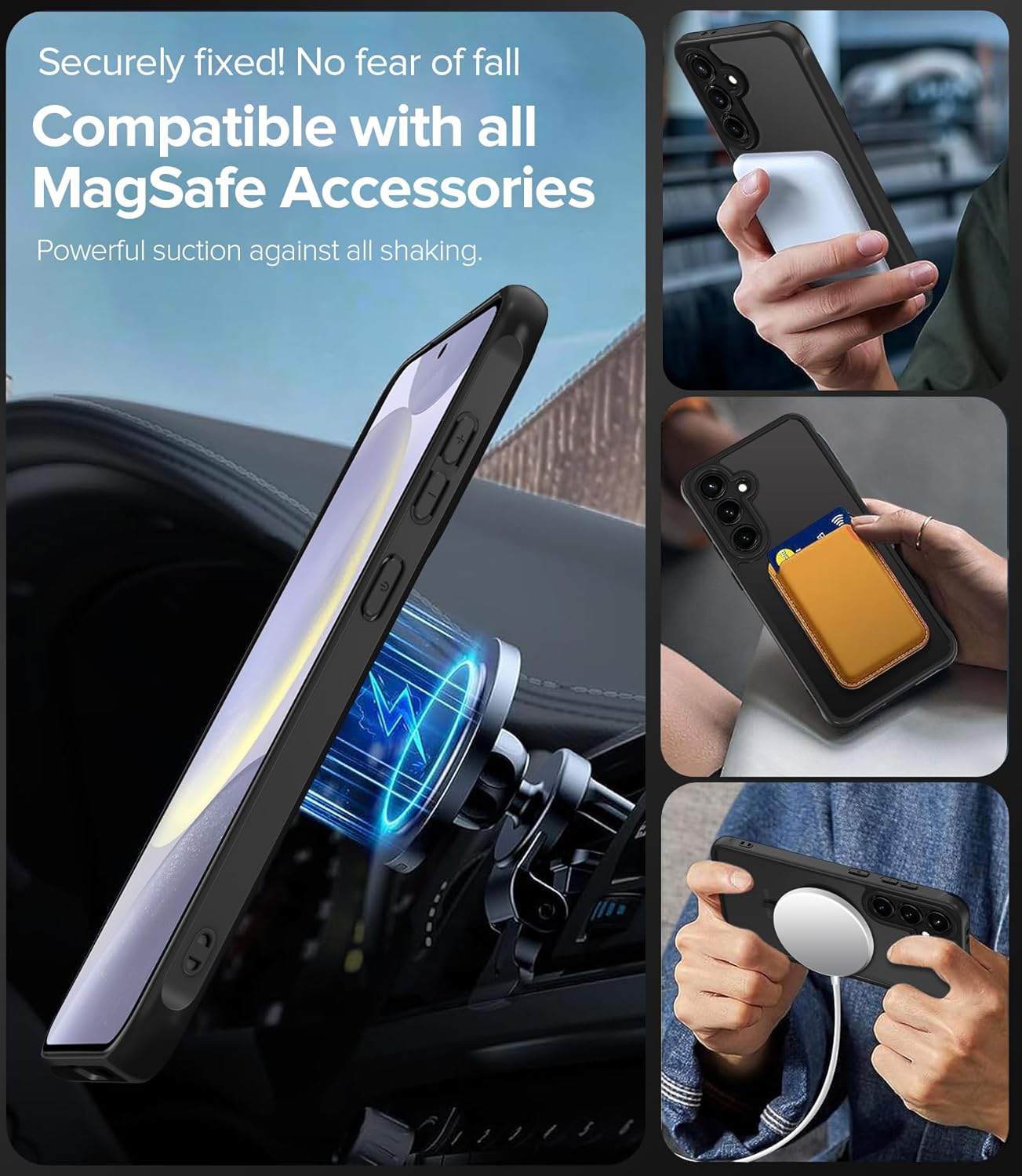 Thumbnail 2 de iVoler Cover Magnetica per Samsung Galaxy S24/S25 5G con Pellicola Vetro Temperato e Custodia Traslucida Opaca