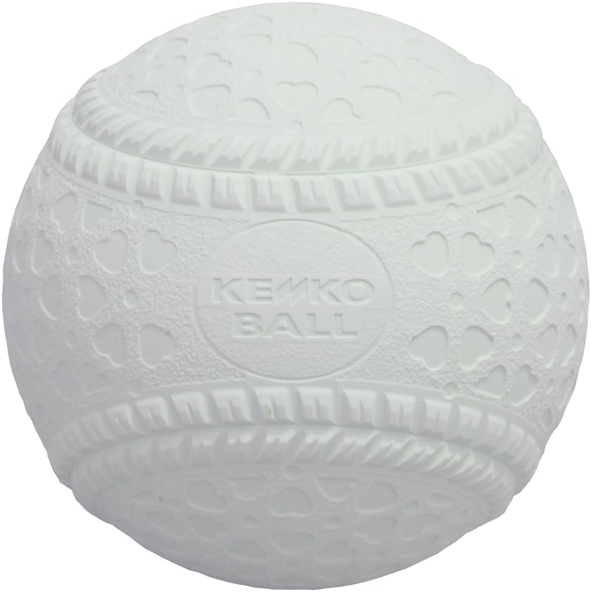 Thumbnail 2 de Kenko Sphere M M-2P Official Soft Baseballs, White 72 mm 2-Pack