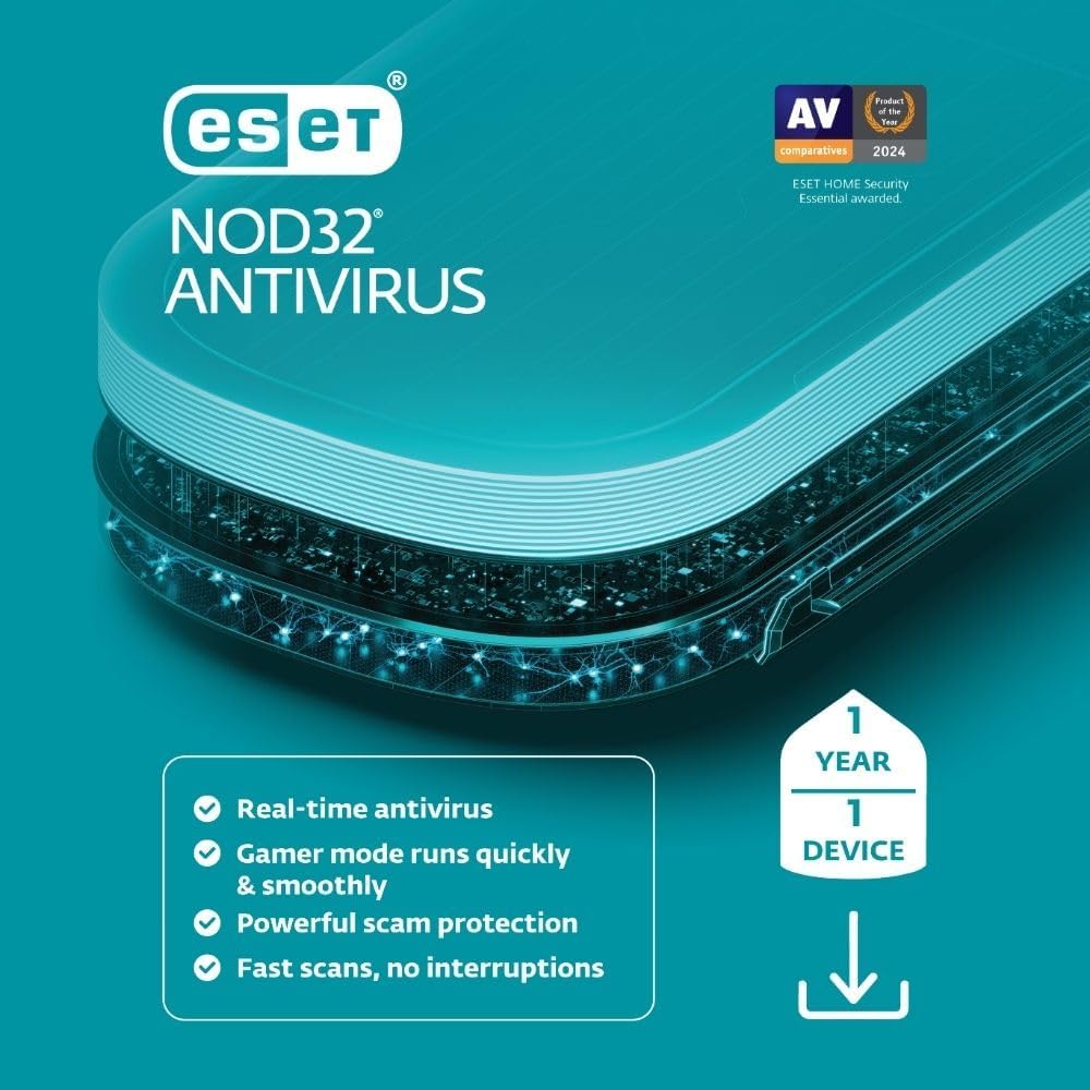 Detalle de ESET NOD32 Antivirus 2025 Edition (1 Device, 1 Year) for PC/Mac
