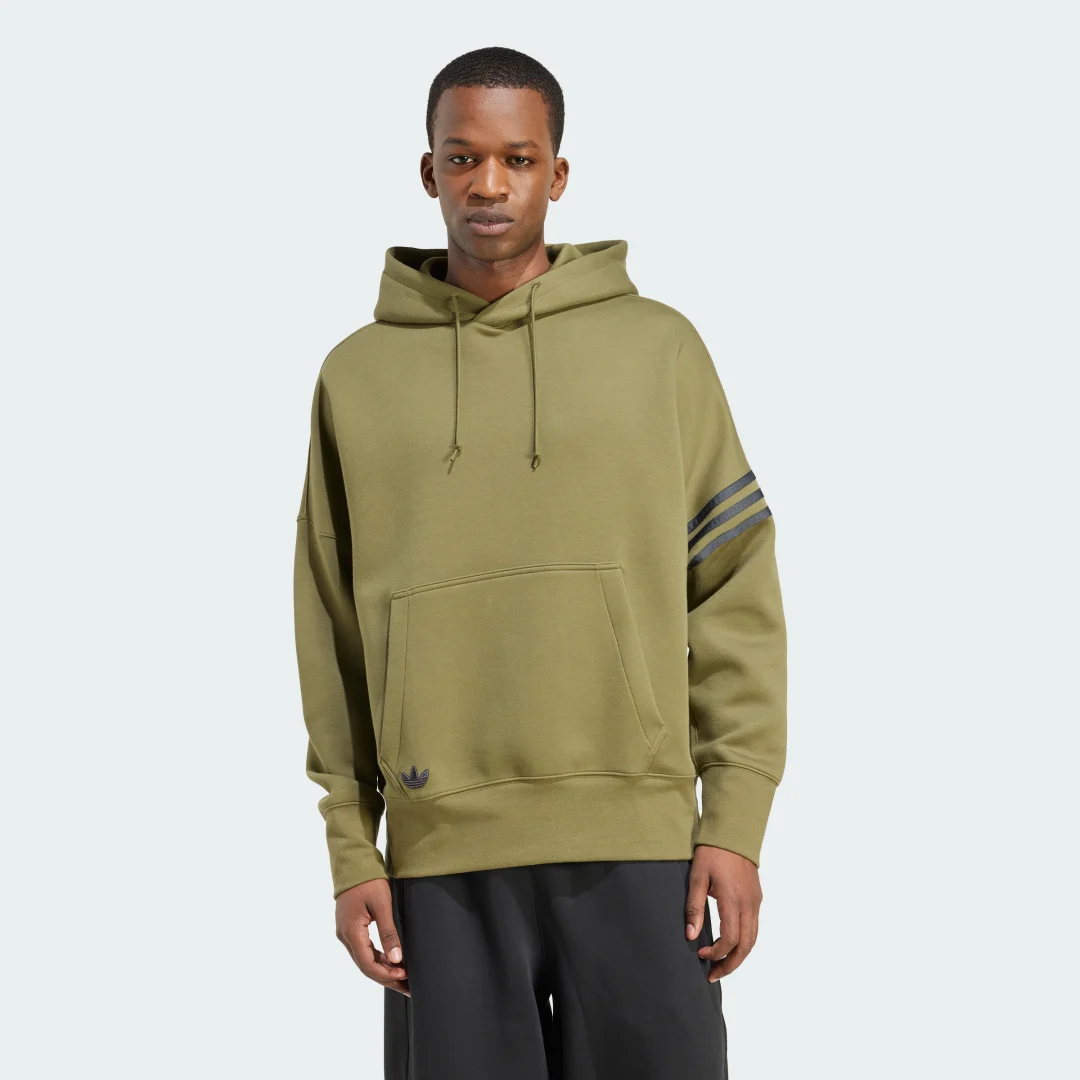 Detalle de Adidas Sudadera con capucha Neuclassics Verde