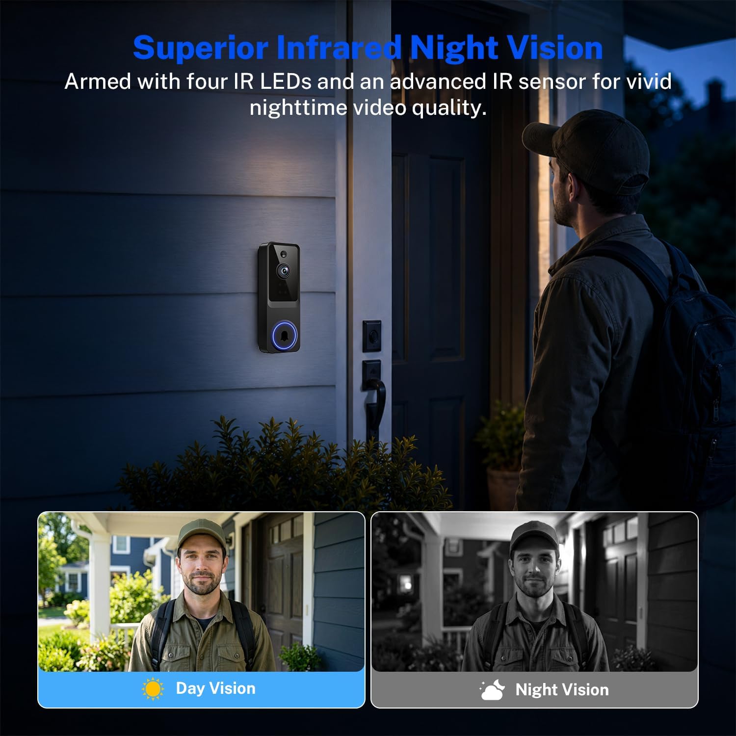 Thumbnail 3 de ModeJump 1080P Battery Wireless Security Camera with AI Human Detection