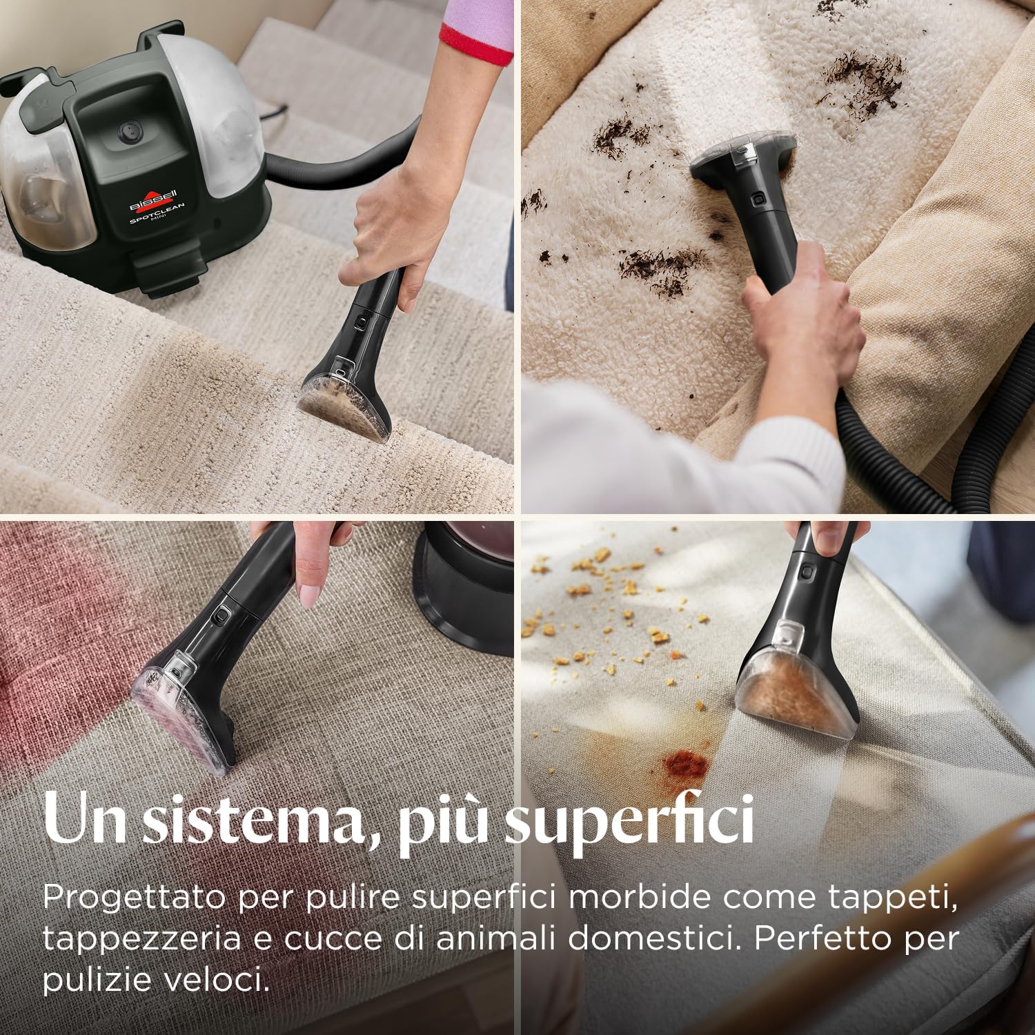 Detalle 1 de Bissell SpotClean Mini lavatappeti 3,4 kg 🧽