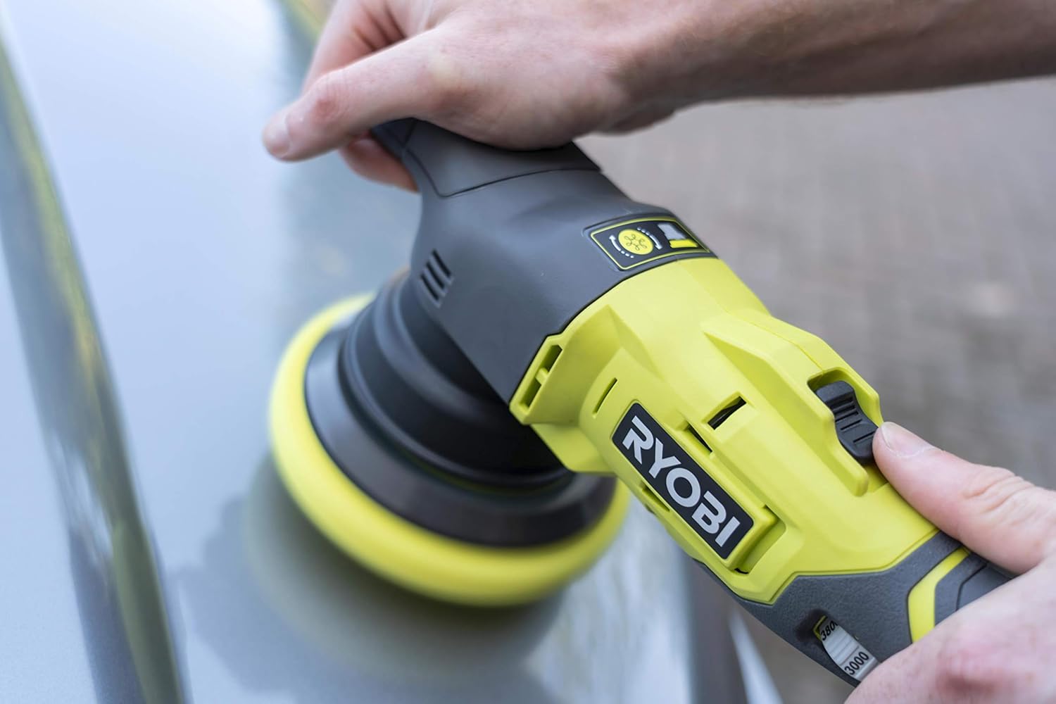 Thumbnail 6 de Ryobi R18P-0 ONE+ Cordless Polisher (Bare Tool) — 18 V, 125 mm Pad