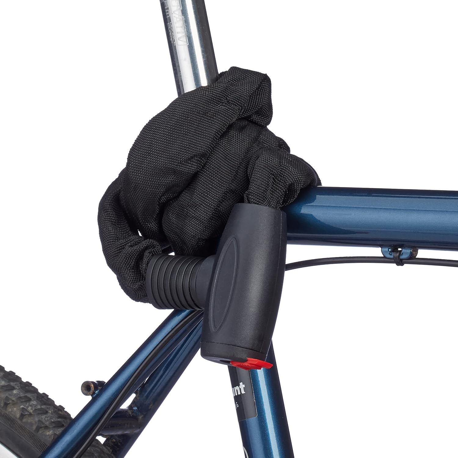 Thumbnail 6 de Relaxdays fietsslot met ketting van 100 cm, textielhoes en 2 sleutels