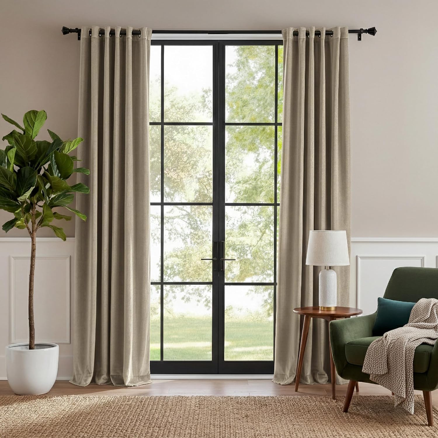 Detalle de RYB HOME Curtains, 108 Inches