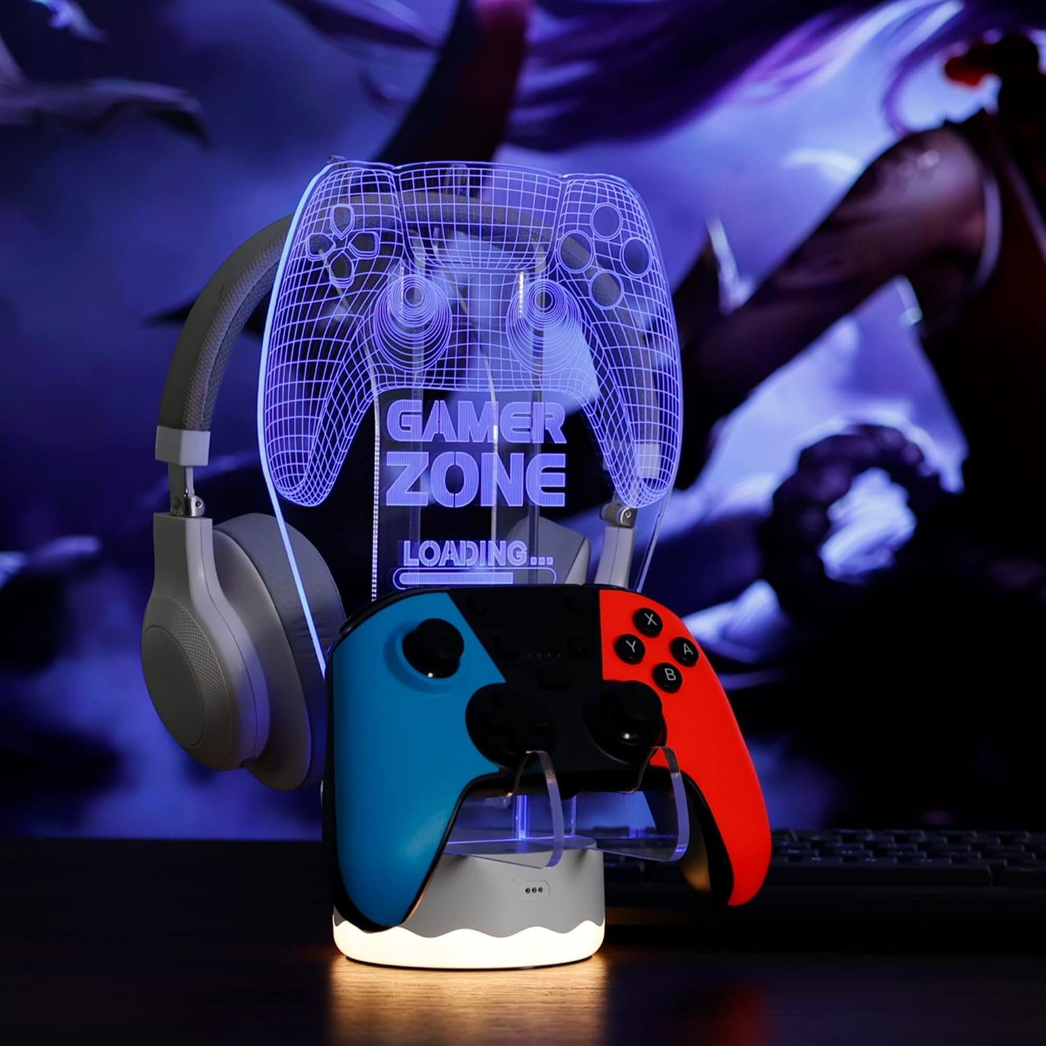 Thumbnail 6 de Light up Headphone Controller Stand 16 colours